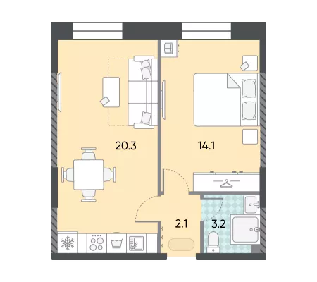 1 комнатные квартиры в ЖК ЗИЛАРТ по цене со скидкой от застройщика ЛСР